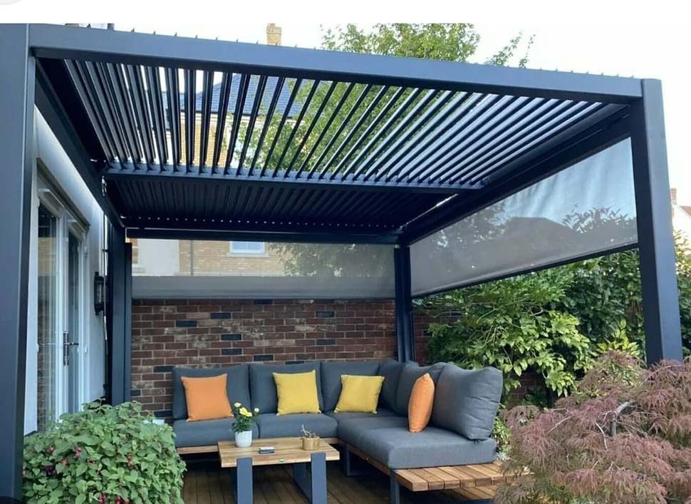 Aluminium pergola